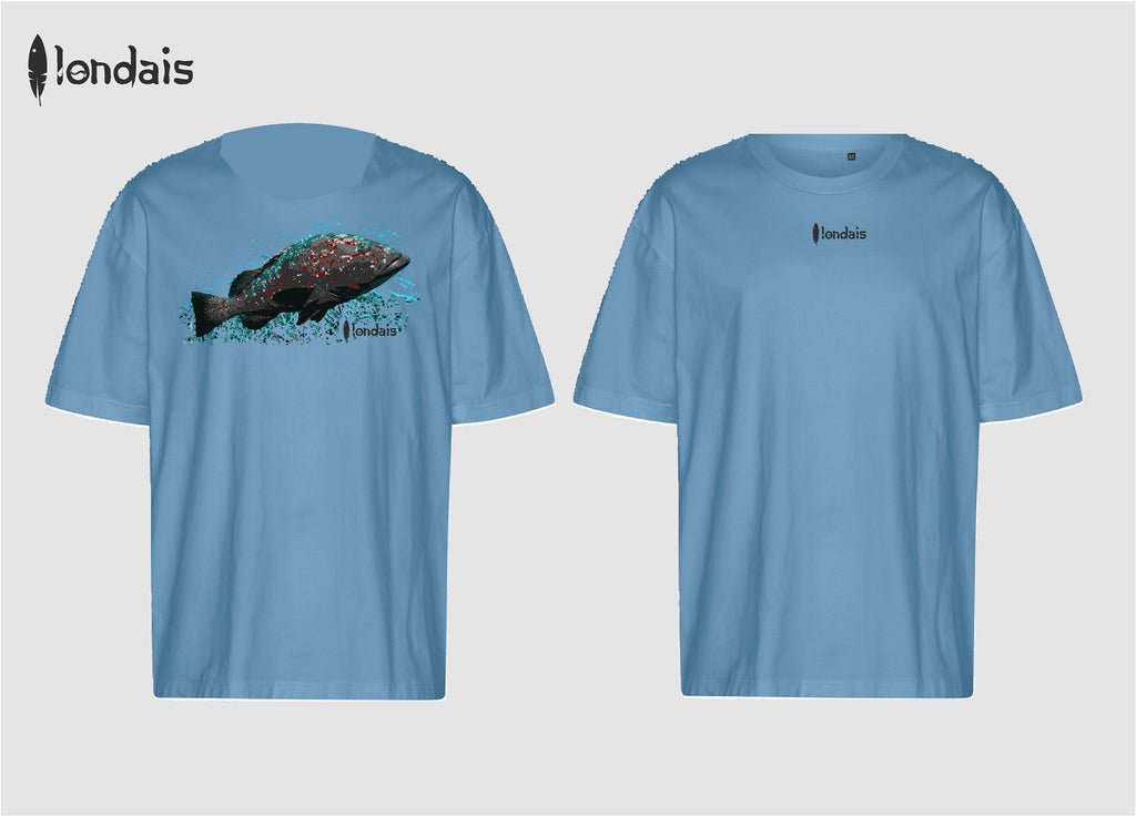 T-shirt à manche courte overzise - LE MÉROU