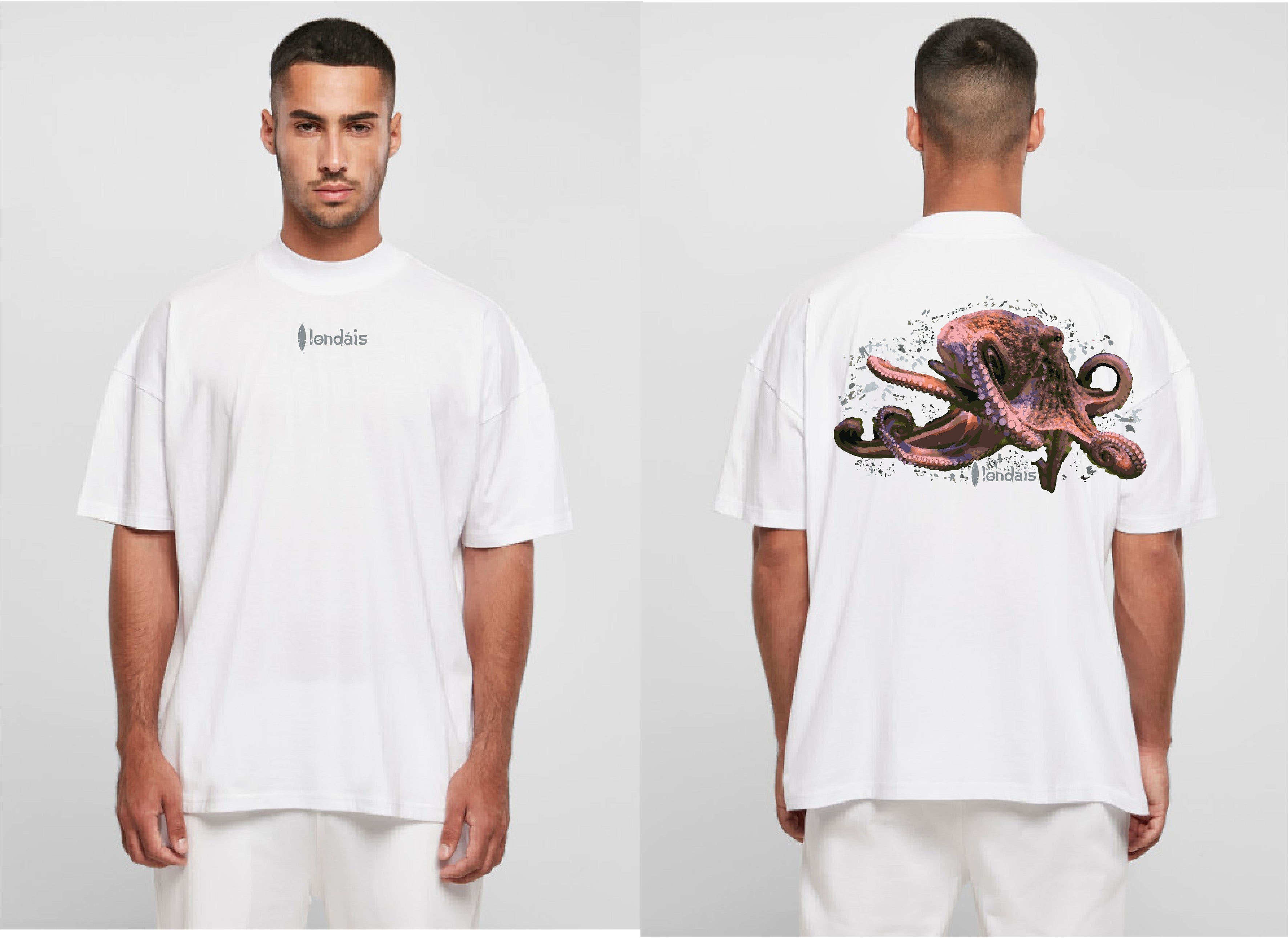 T-shirt à manche courte overzise - POULPE